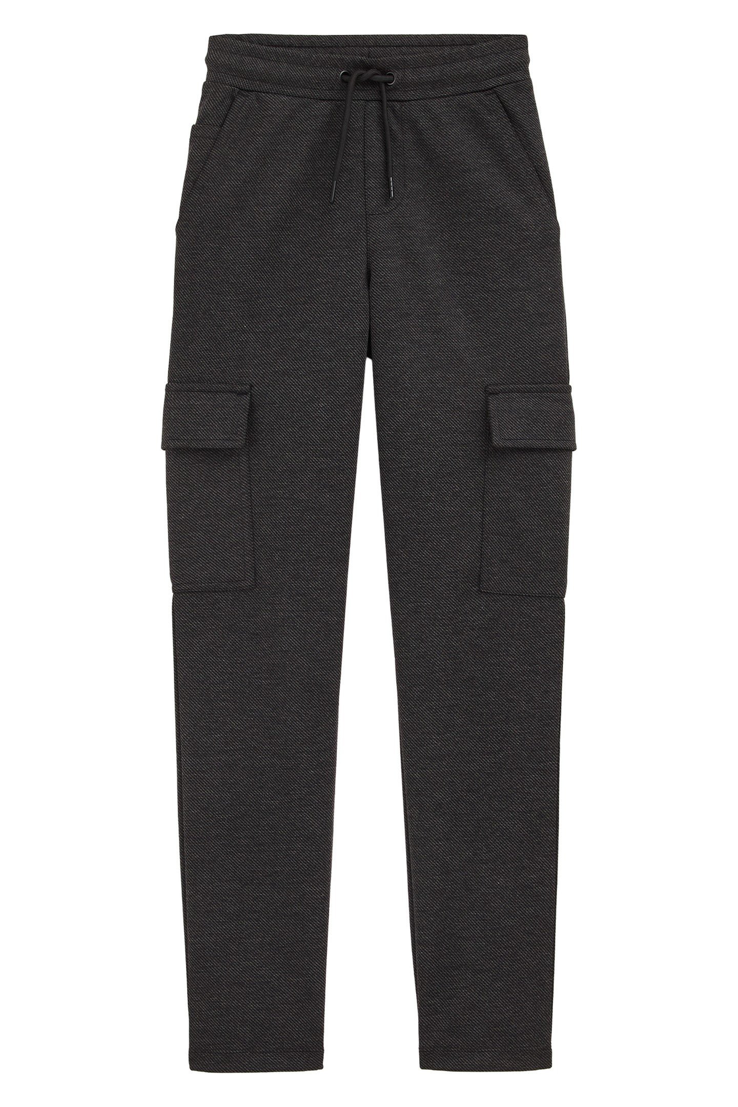 BOYS CARGO PANTS BLACK 1