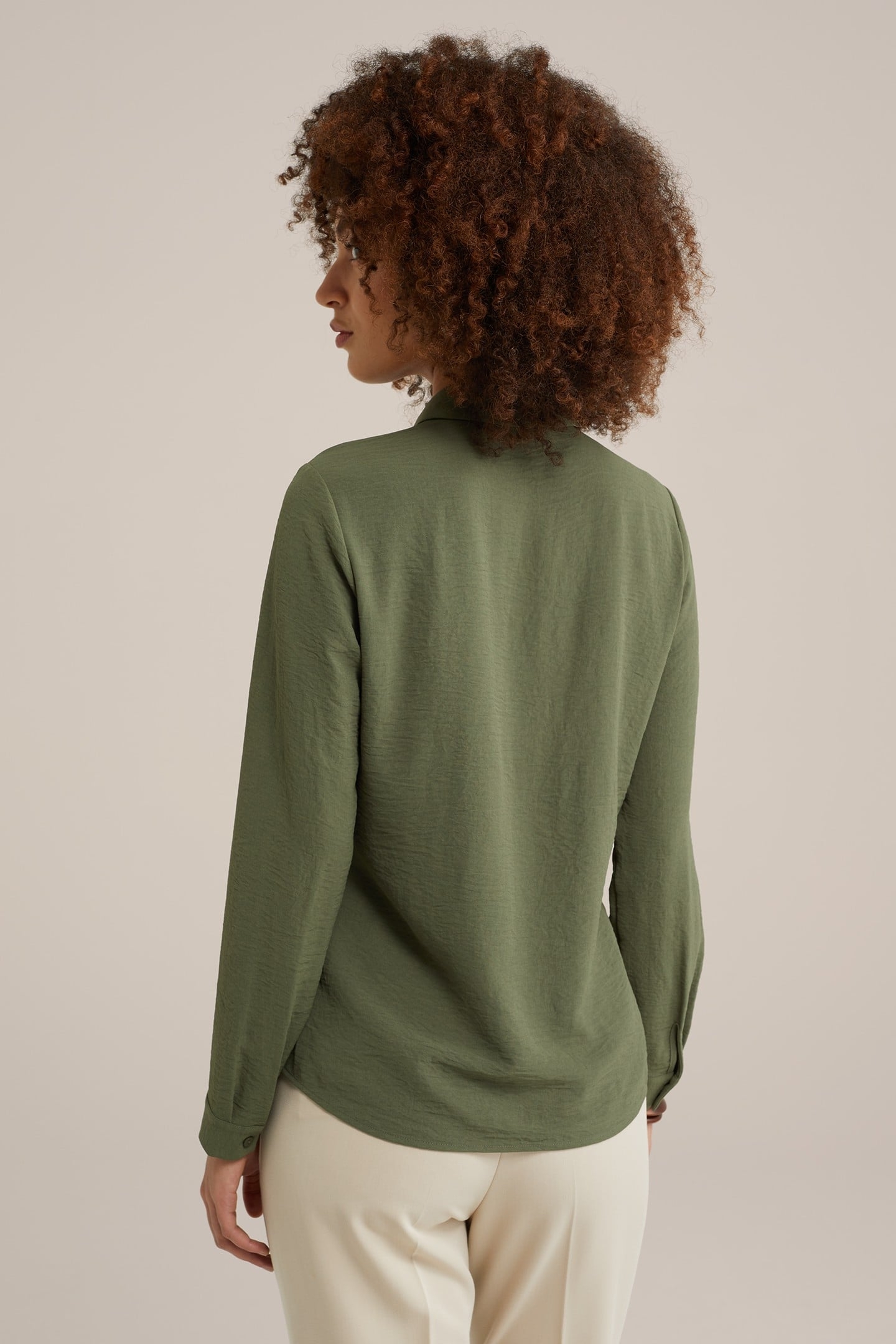 BLOUSE OLIVE GREEN 3
