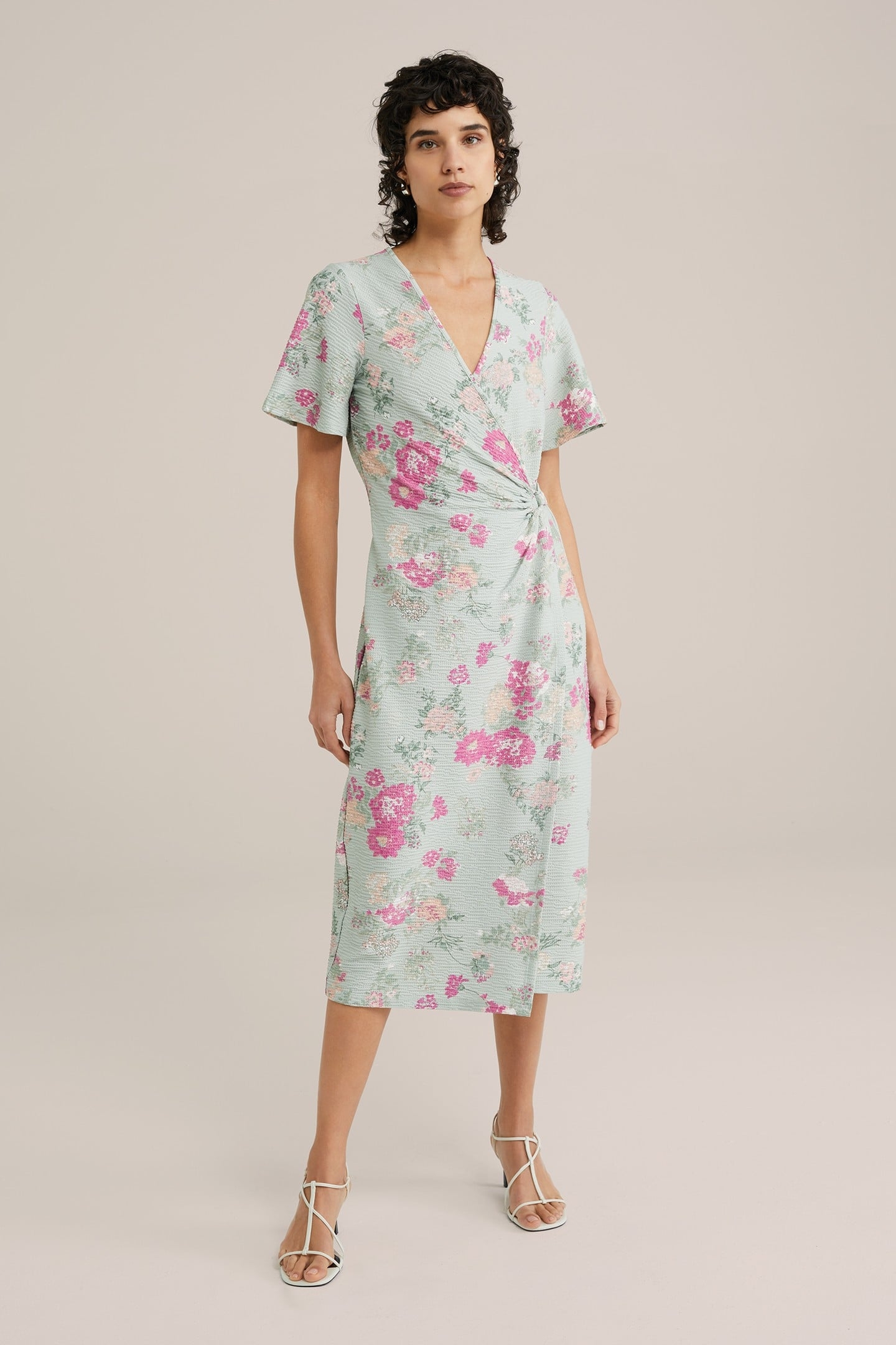 DRESS MID LENGTH MINT GREEN 2