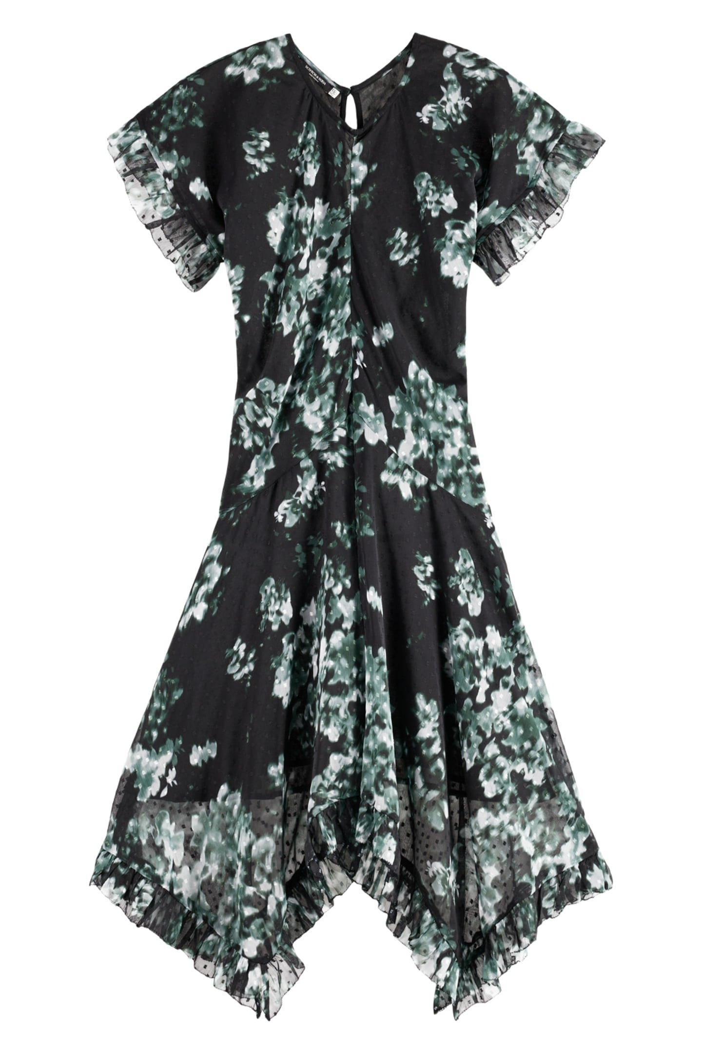 PRINTED FIL COUPE MINI RUFFLE DRESS NIEUW BLOSSOM PRINT PARK 2