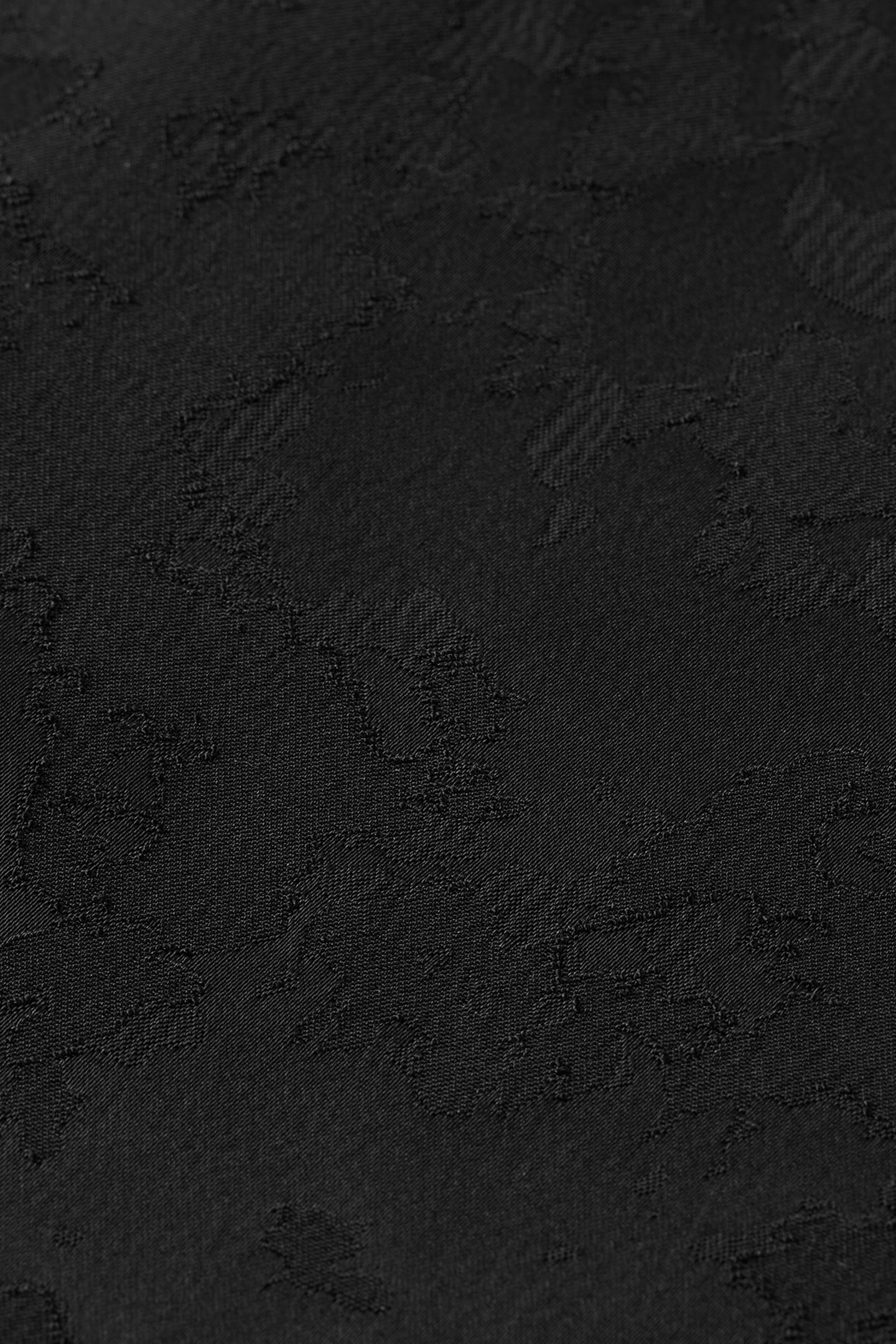 SATIN JACQUARD SHIRT BLACK 3
