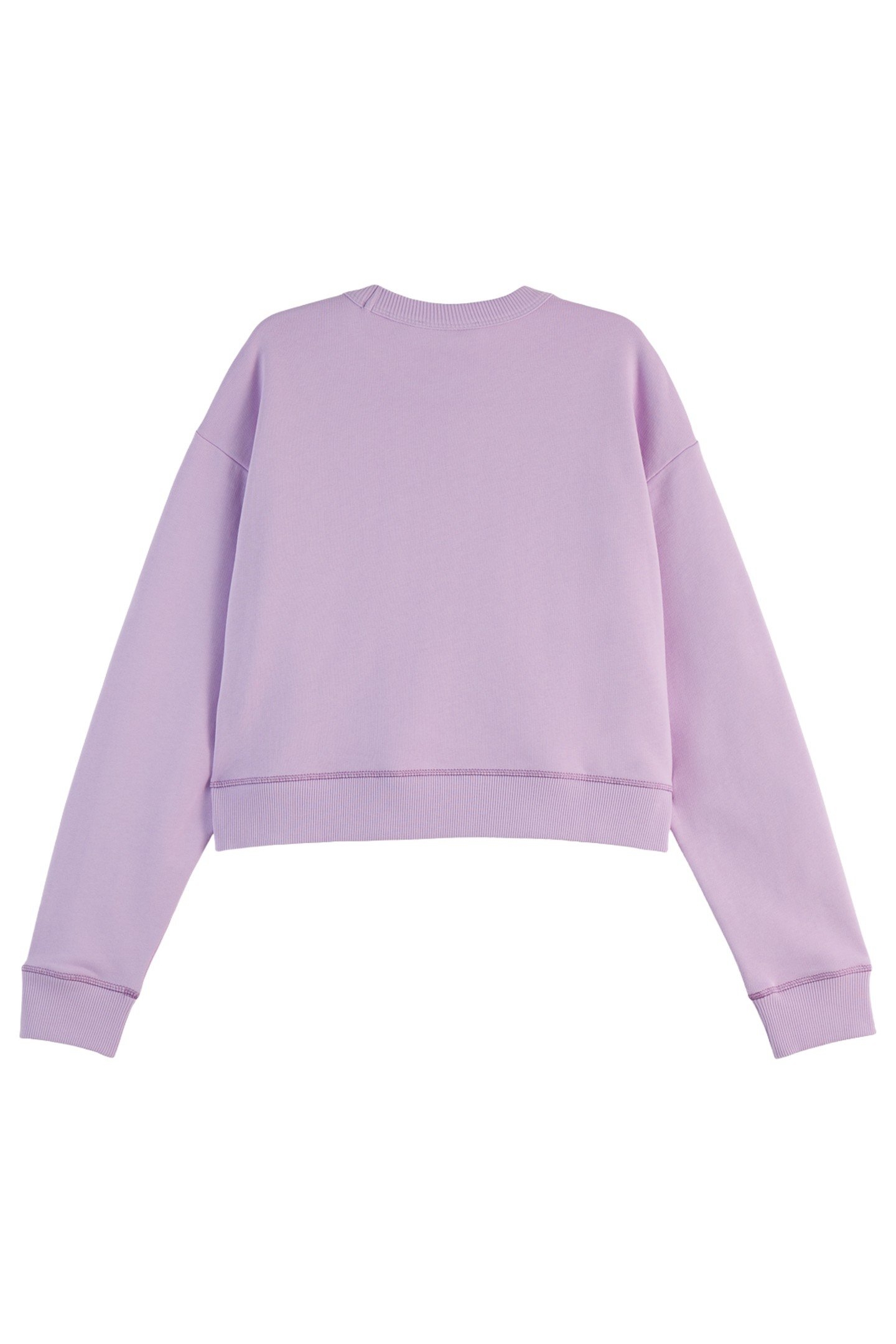 FLATLOCK LOOSE FIT SWEATSHIRT LIGHT IRIS PINK 2