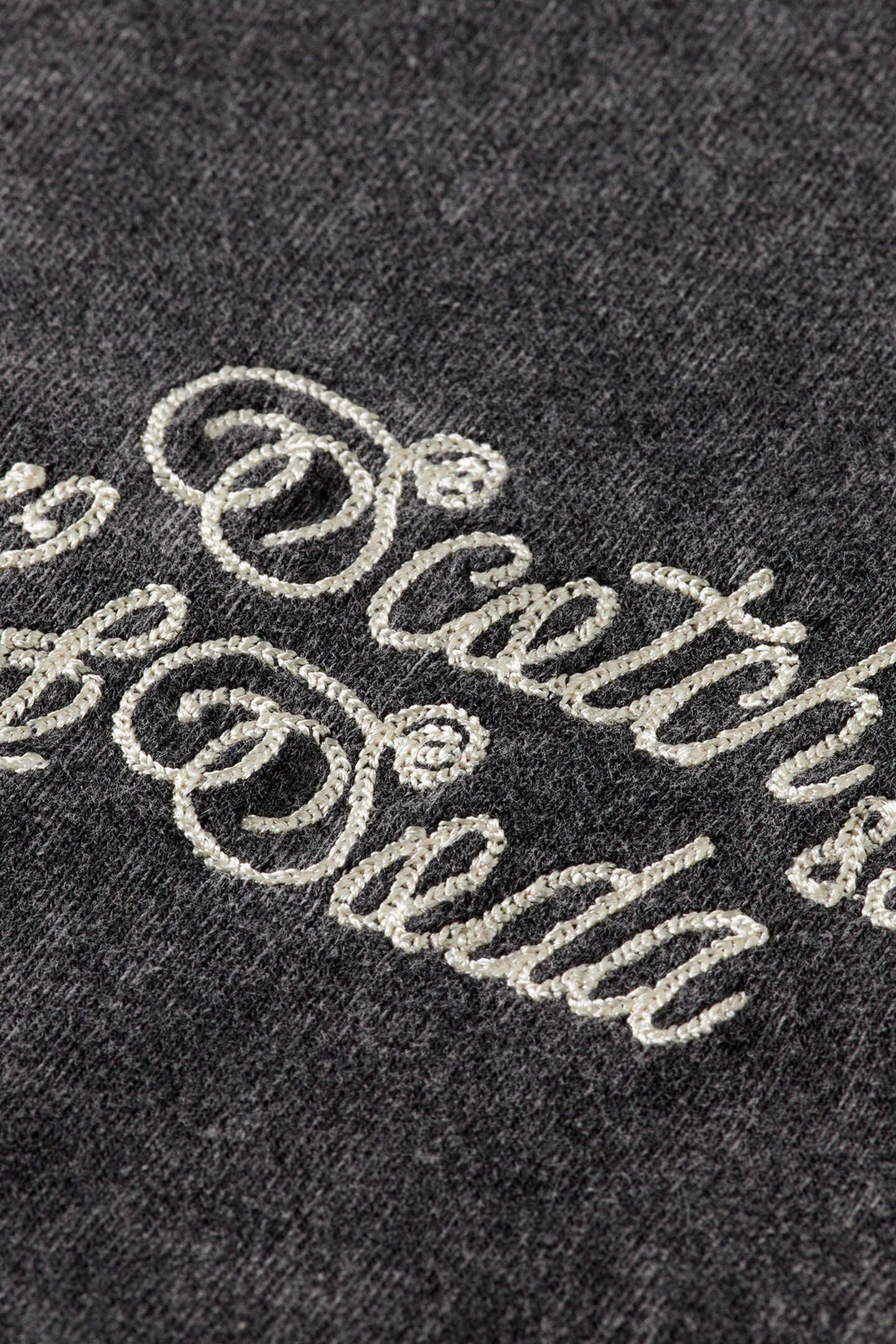 WASHED LOGO T-SHIRT BLACK 2