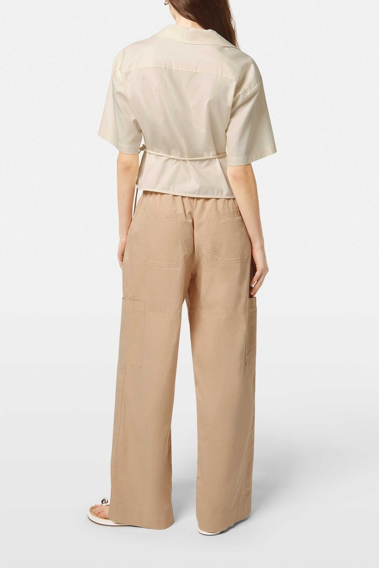 STRUCTURED STRIPE WRAP TOP SOFT ICE 2