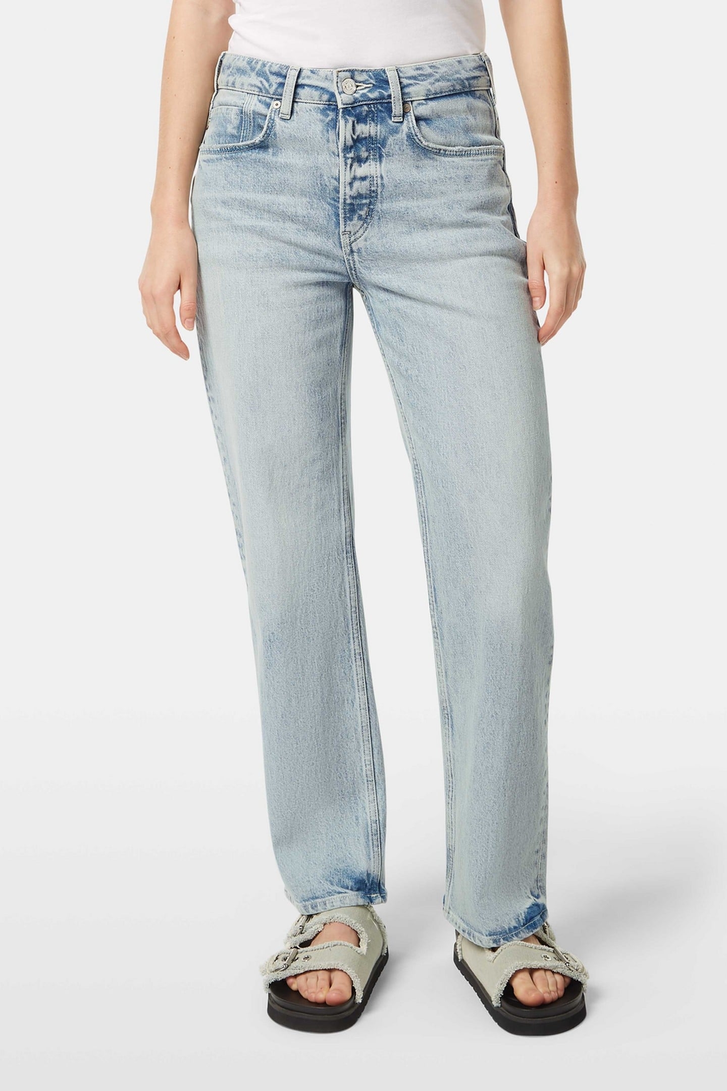 SKY HIGH RISE STRAIGHT JEANS BLUE STORY STORY BLUE 2