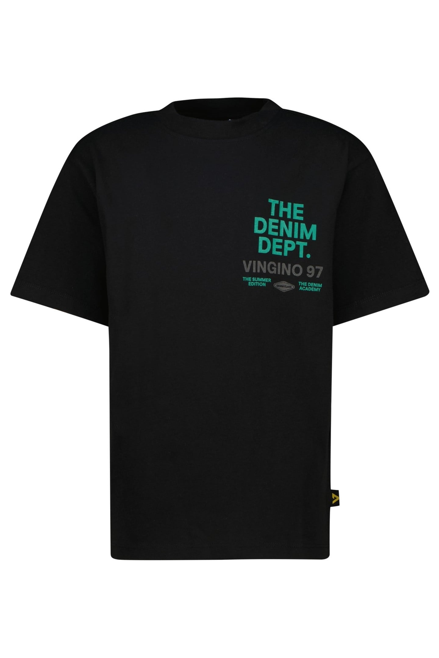 BOYS HENS T-SHIRT DEEP BLACK 1