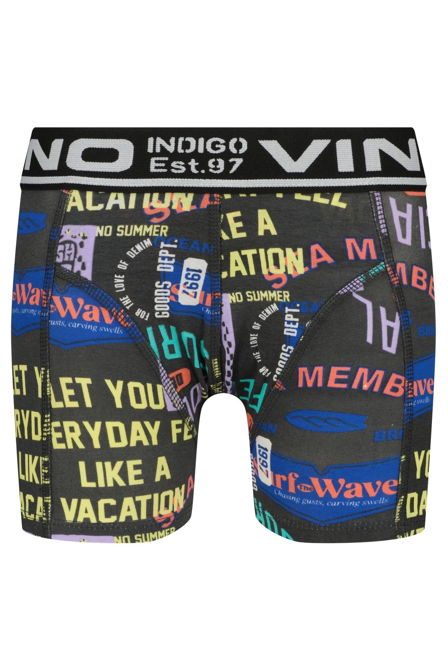 BOYS B-SO26 COLOR 5PACK BOXER SEASCAPE BLUE 2