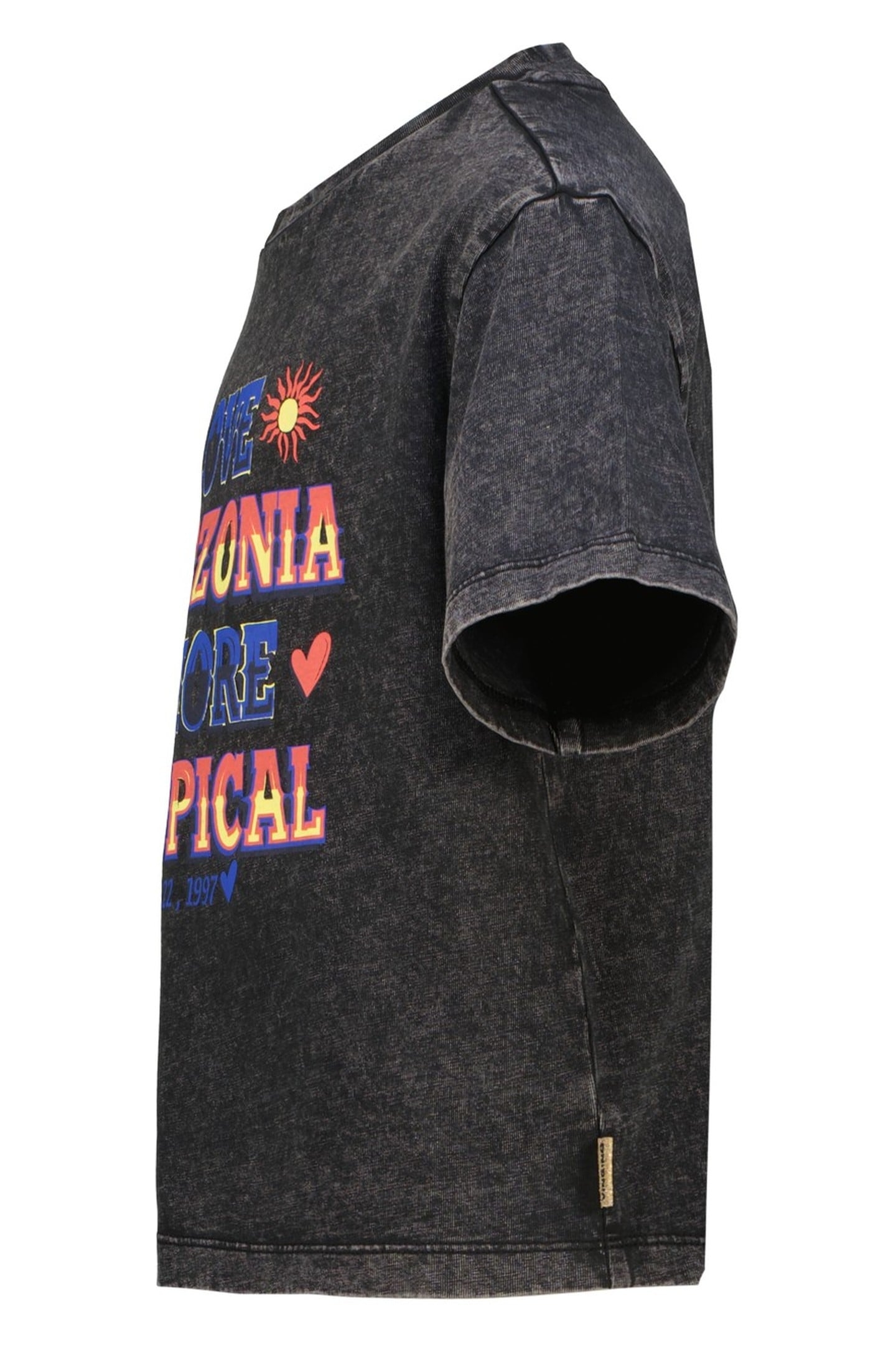 GIRLS HANIZA T-SHIRT WASHED BLACK 3