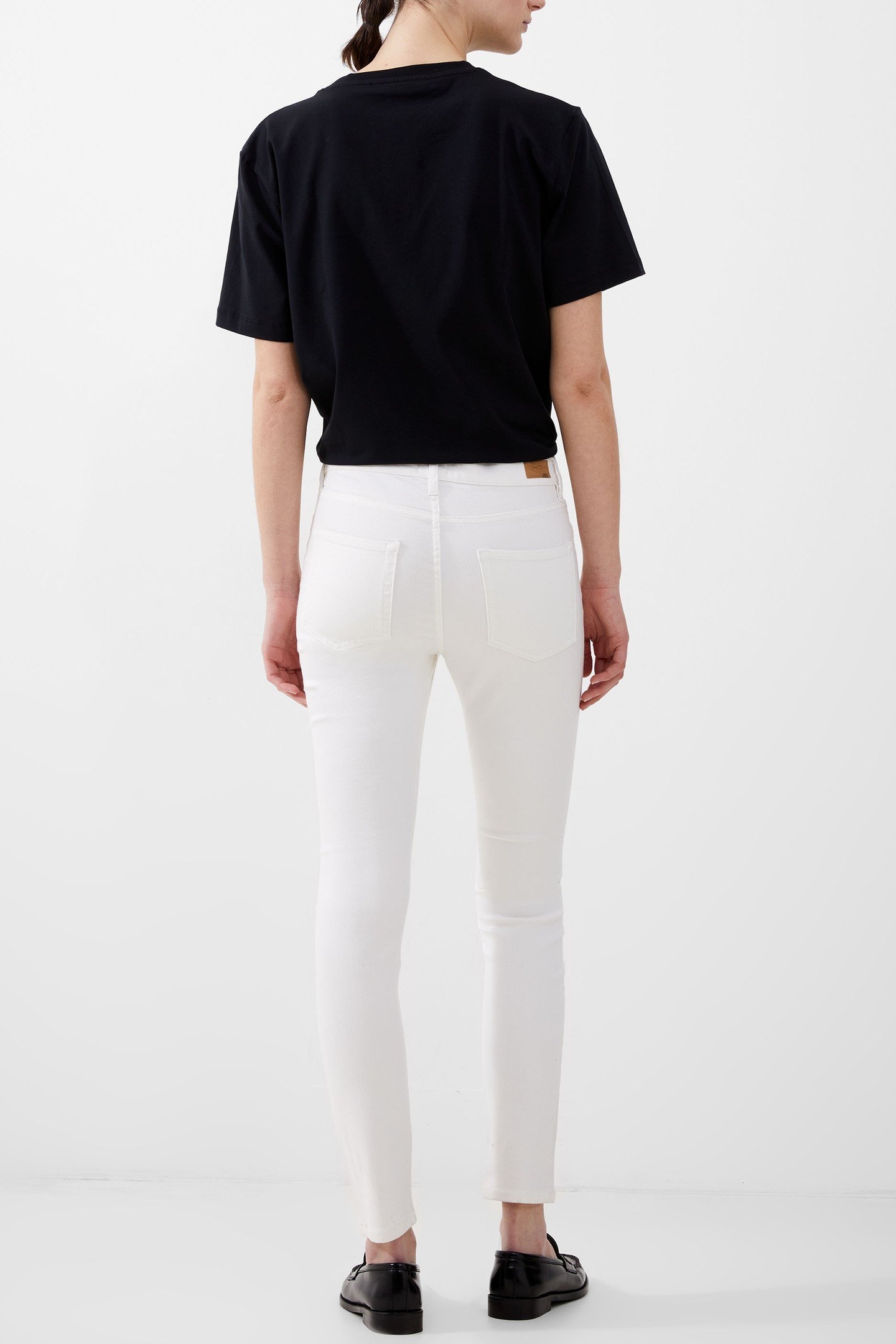 SOFT STRETCH HIGH RISE SKINNY WHITE 2