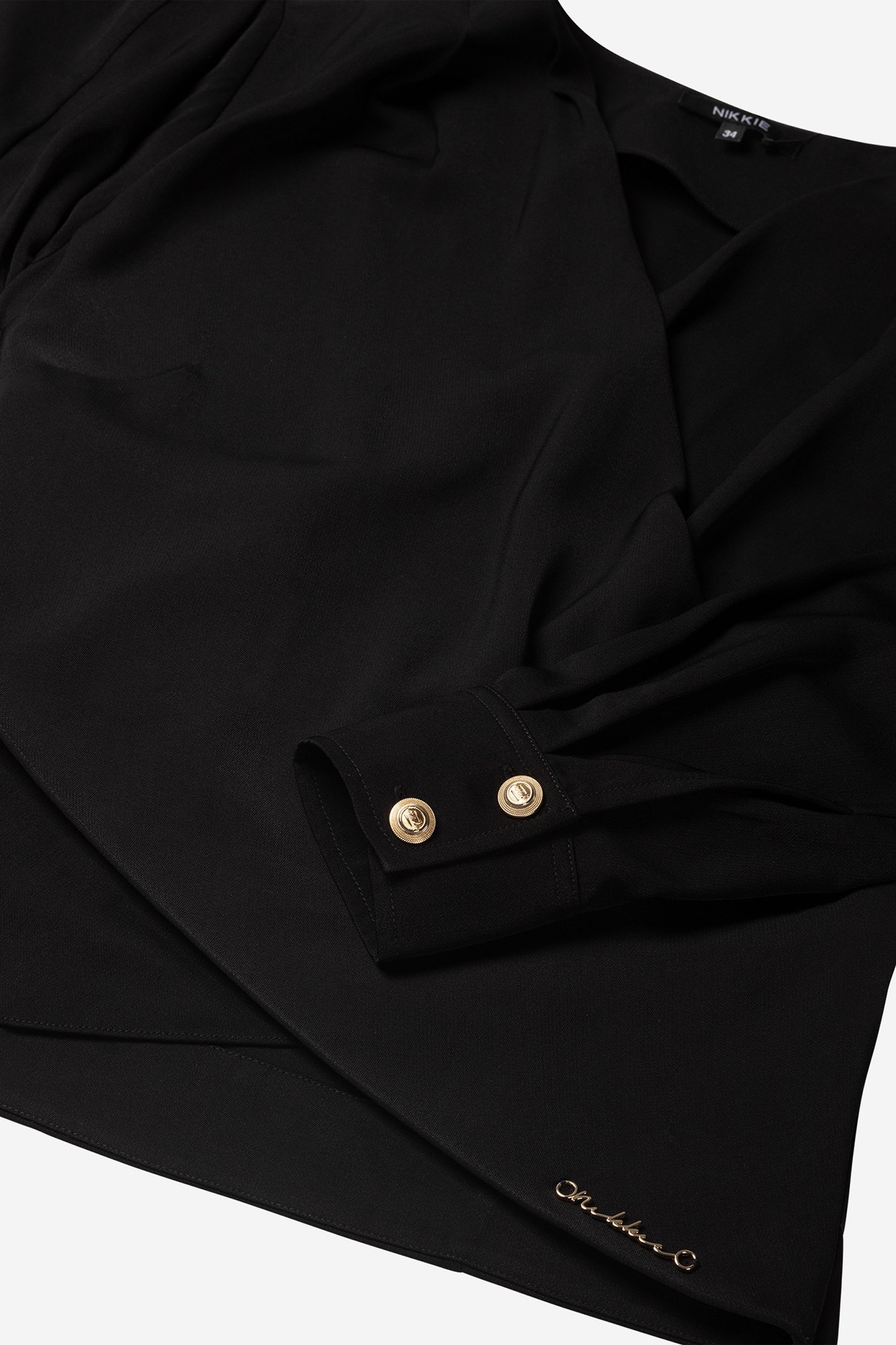 IMANI WRAP TOP BLACK 4