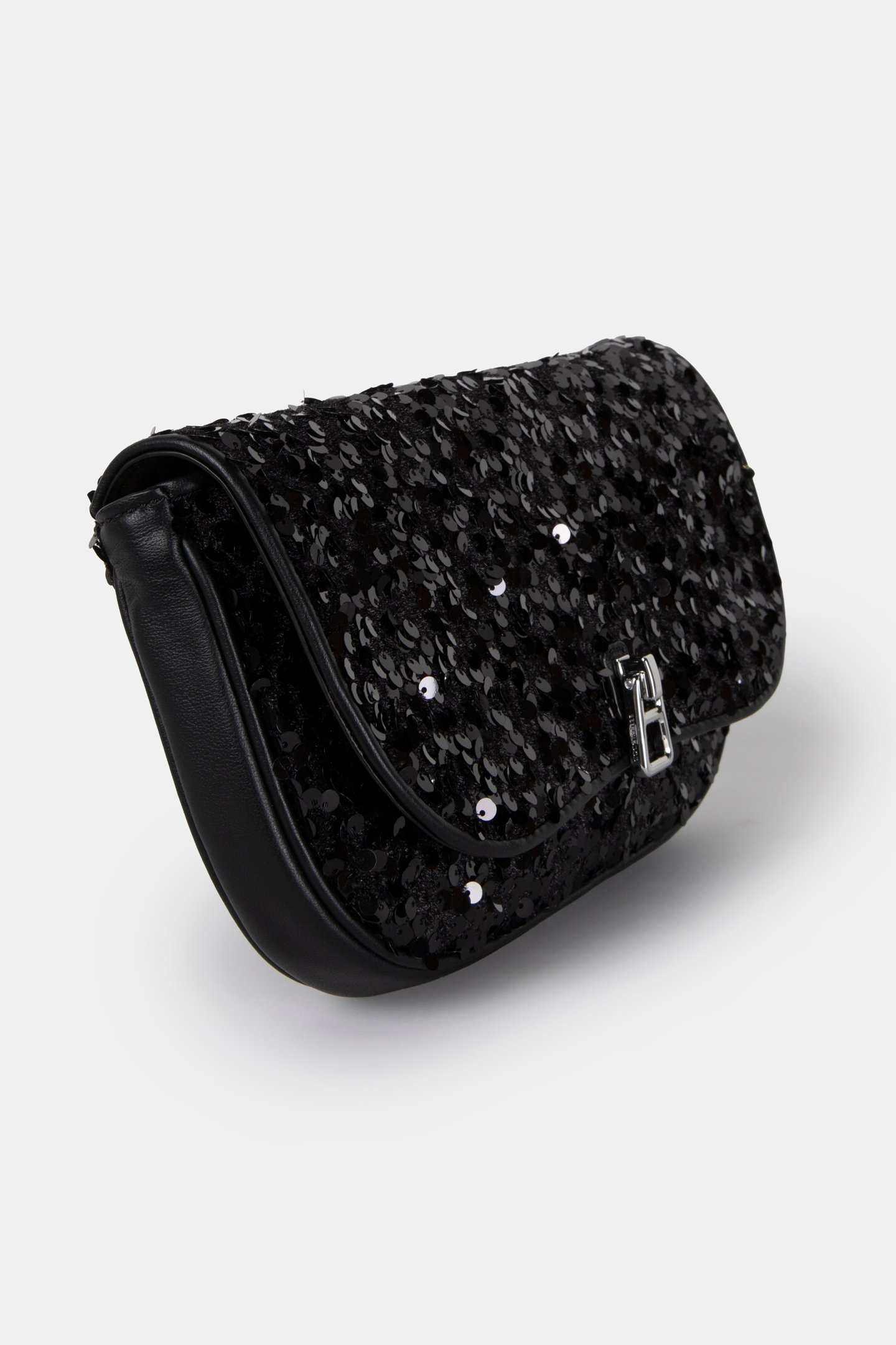 CROSS BODY BAG IN BLACK SEQUIN 3