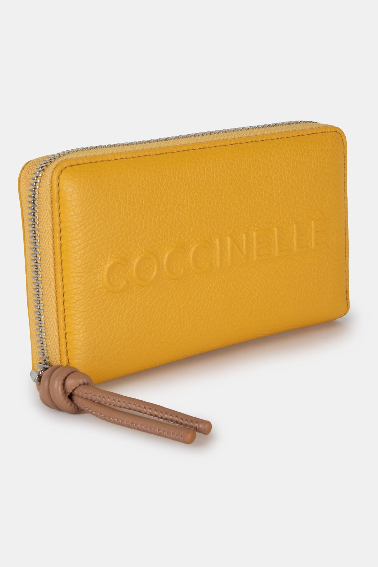LEATHER WALLET IN MUSTARD YELLOW 2
