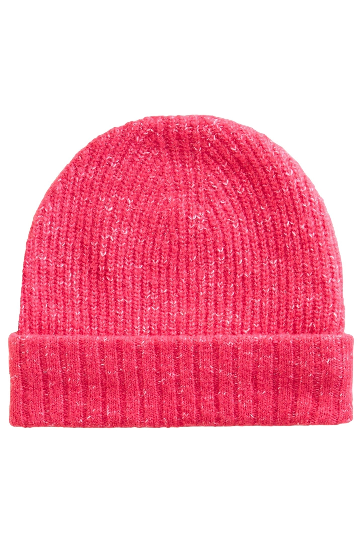 ABBY KNITTED BEANIE BRIGHT PINK 2