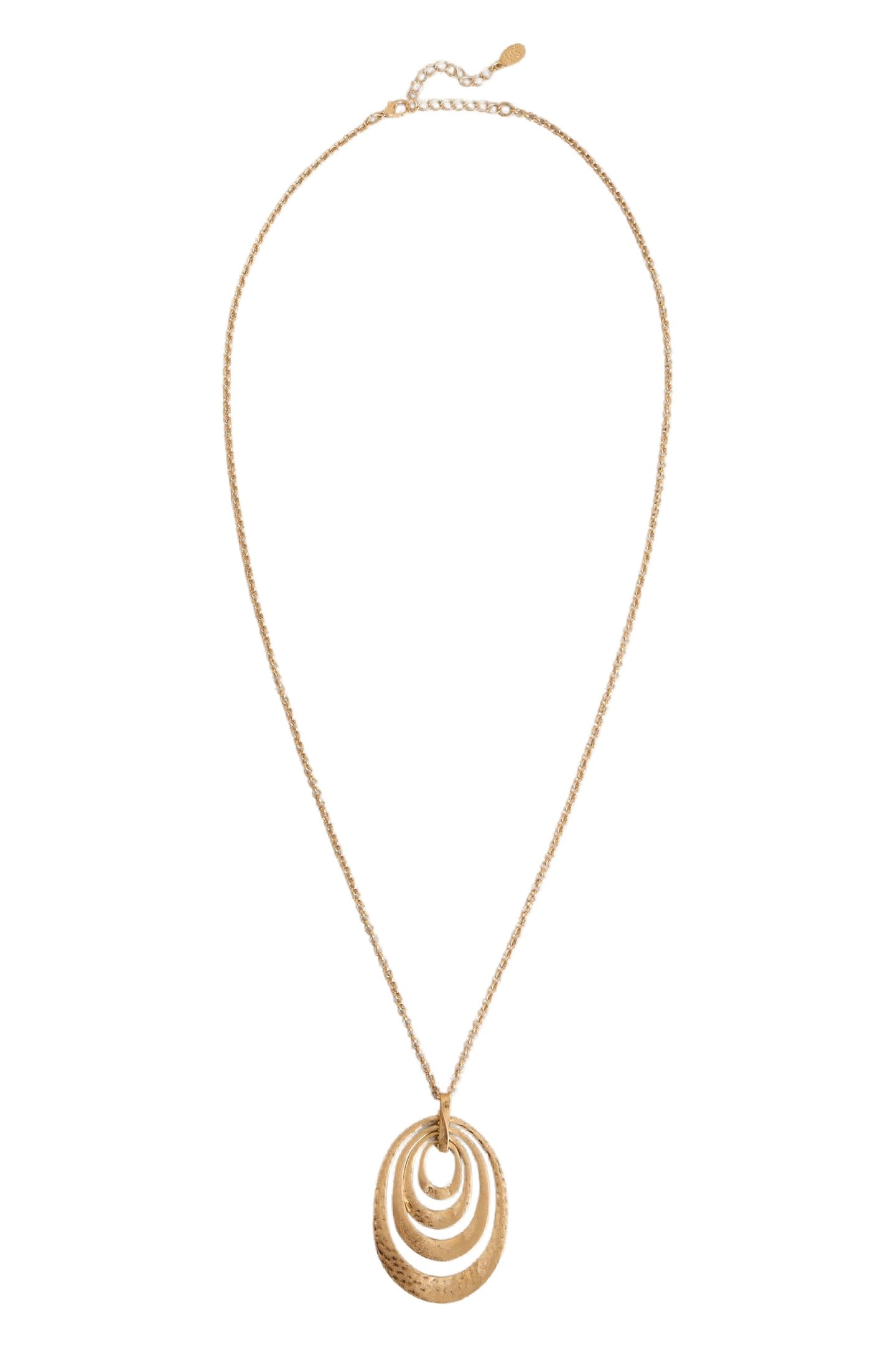 BRYONY TEXTURED NECKLACE GOLD TONE METALLIC 2
