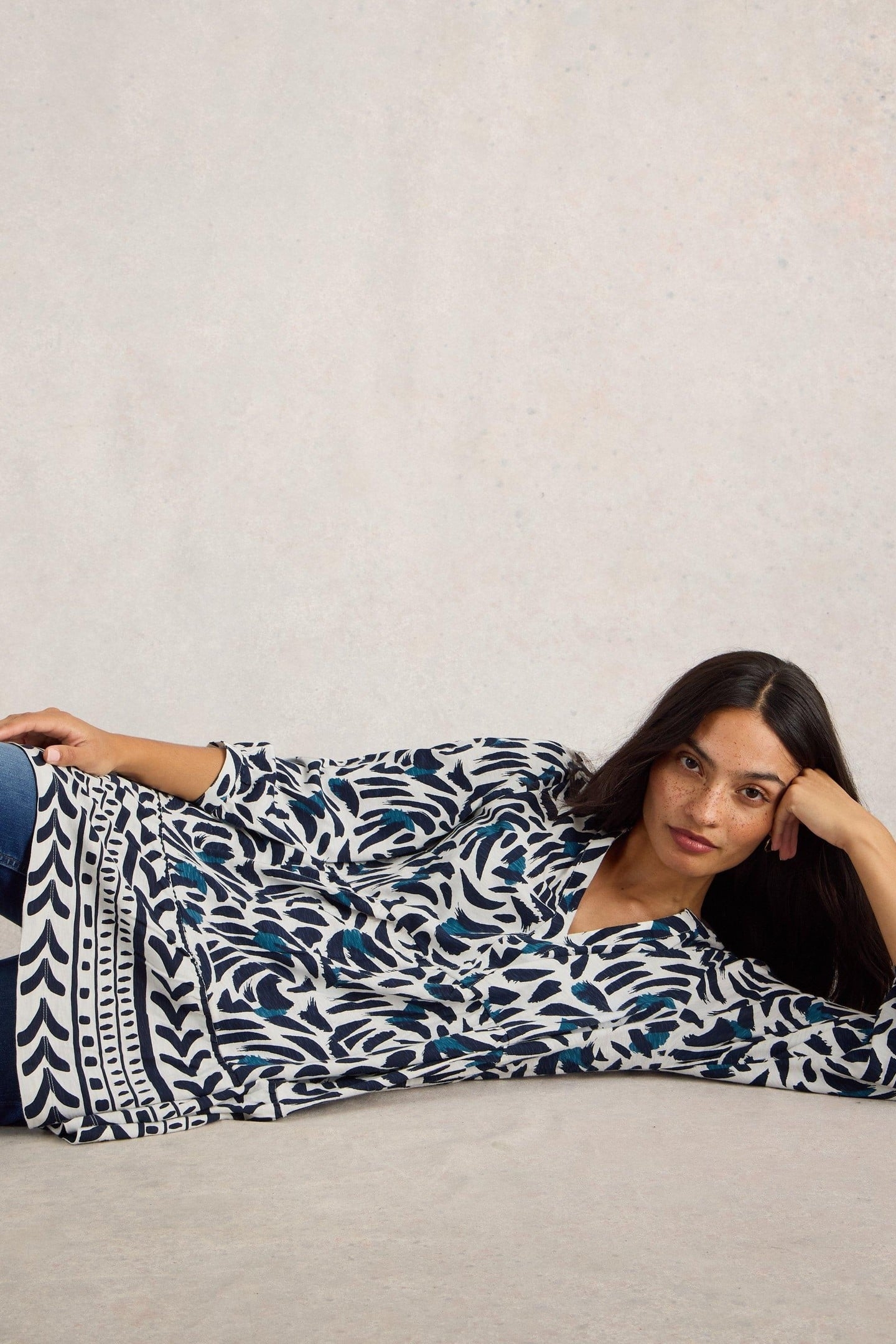 MARTA TUNIC BLUE PRINT 5