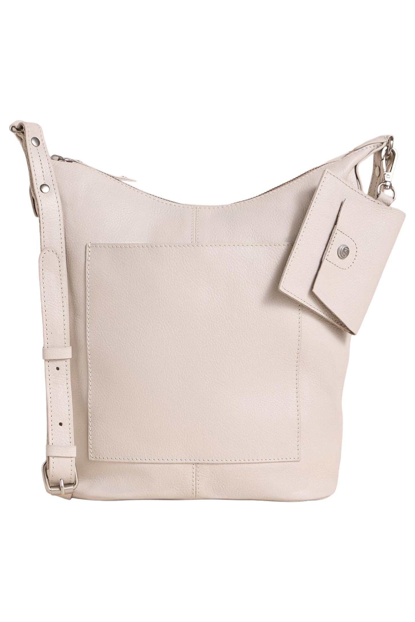 FERN LEATHER CROSSBODY PALE IVORY 3