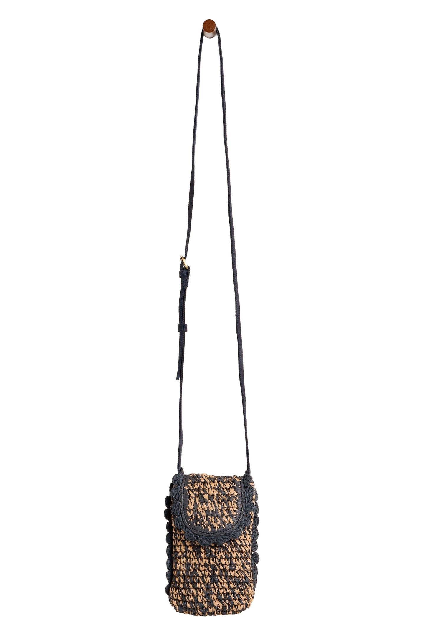 COCO RAFFIA PHONE BAG NATURAL MULTI 2