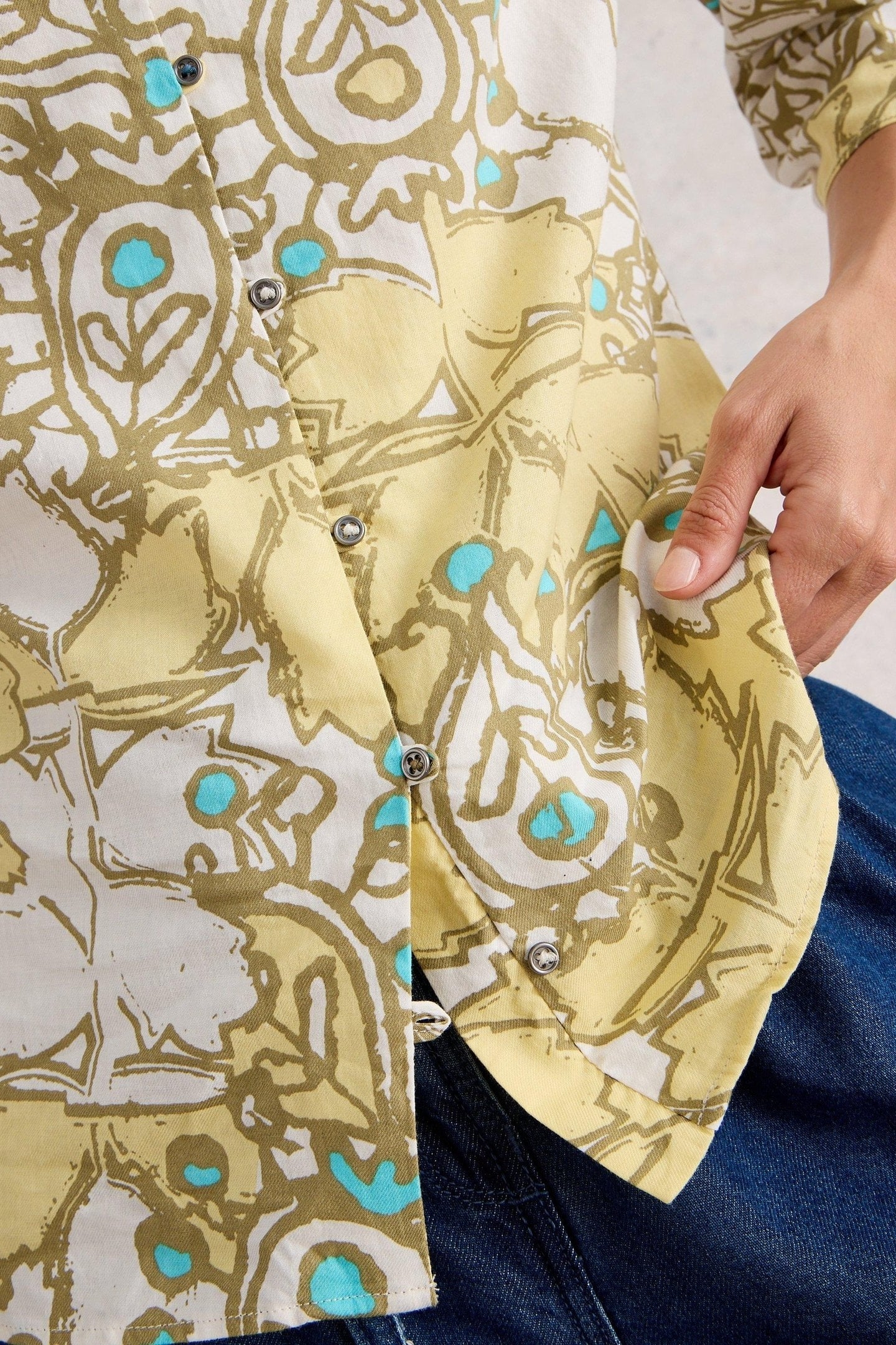 RAE ORGANIC COTTON TOP YELLOW MULTI 6