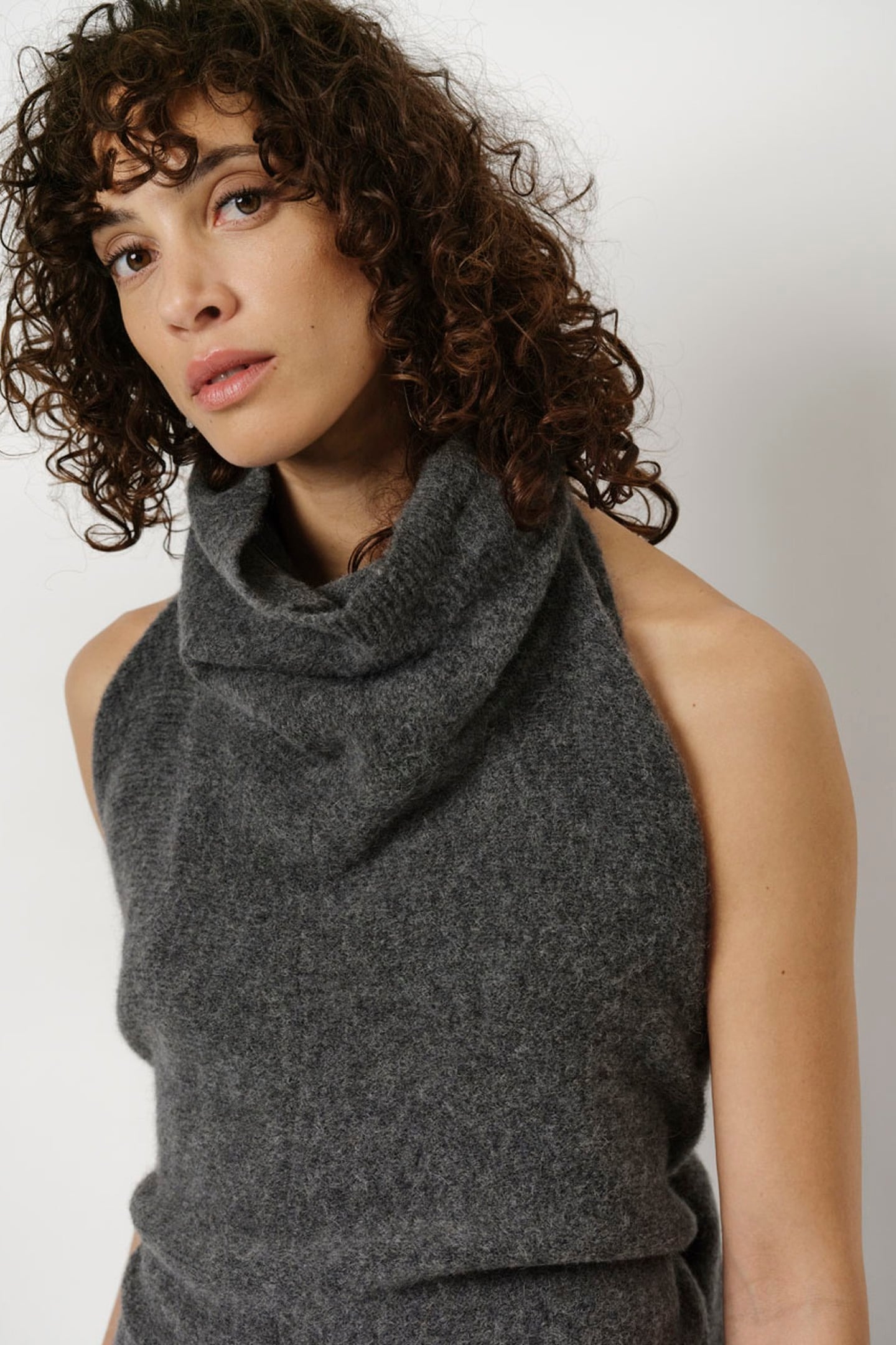 DANTE6-SALESSY CARDIGAN GRAPHITE 1