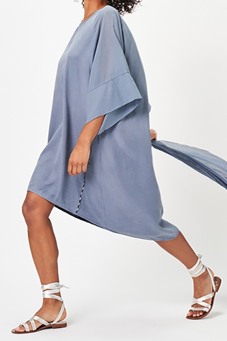 OVERSIZED KIMONO DRESS PARTY BLUE 3
