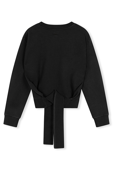 DECONSTRUCTED SWEATER ALMOST BLACK 4