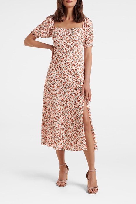 BRIANNA PRINTED MIDI DRESS ASHBURN DITSY 1