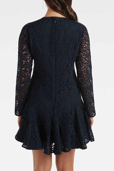 JOSIE GEO LACE MINI DRESS NAVY 2