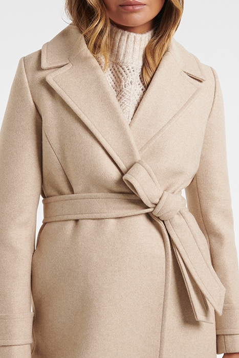 NORA FUR COLLAR COAT CAMEL 4