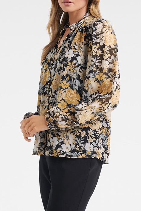GWEN BUTTON DETAIL BLOUSE SPICED VISTA FLORAL 4