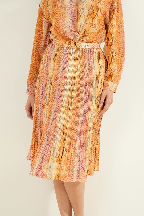 HALLEY PLEATED SKIRT SONORA SKIN 1