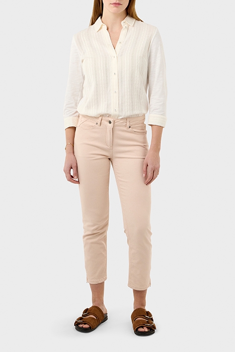 SKINNY HIGH WAIST BROEK MAUVE CHALK 3