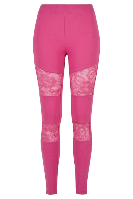 LADIES LACES INSET LEGGINGS BRIGHTVIOLET 1