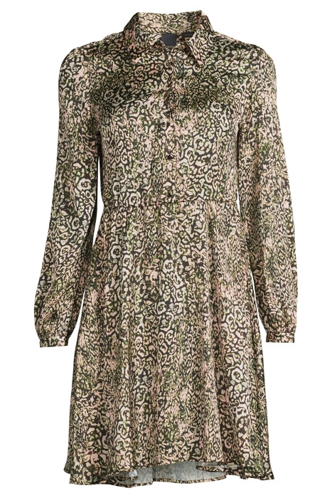 EVERETT ABITO SATIN STAMPA SWE MULT. PINK/GREEN 6