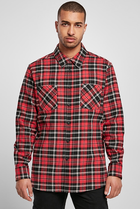 CHECKED ROOTS SHIRT RED/BLACK 2