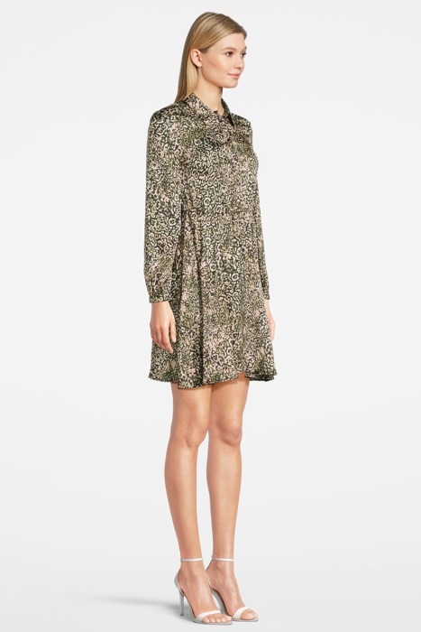 EVERETT ABITO SATIN STAMPA SWE MULT. PINK/GREEN 3