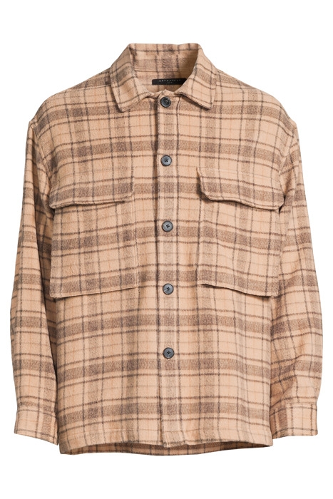 COLTON CHECK SHIRT SAND 5