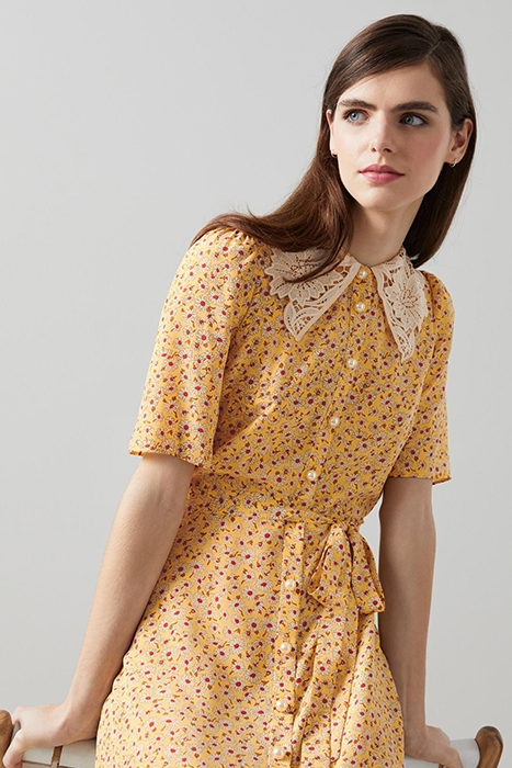 HASKELL SHIRT DRESS YELLOW 4