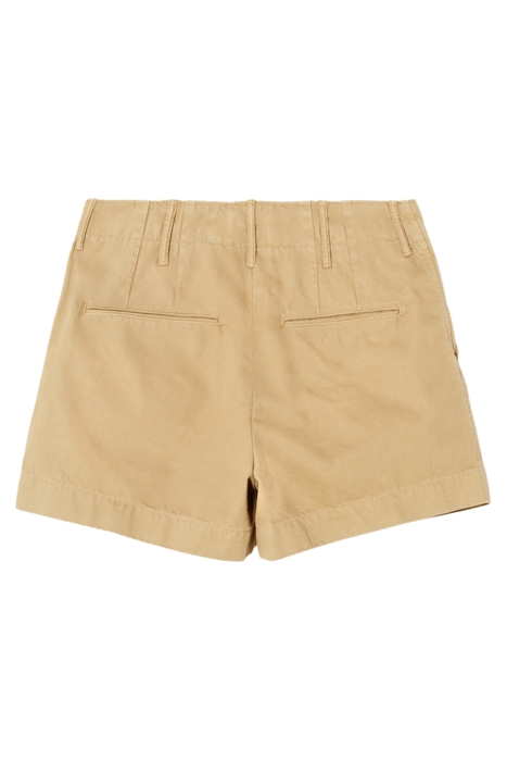 90S TROUSER SHORT WASHED KHAKI 2