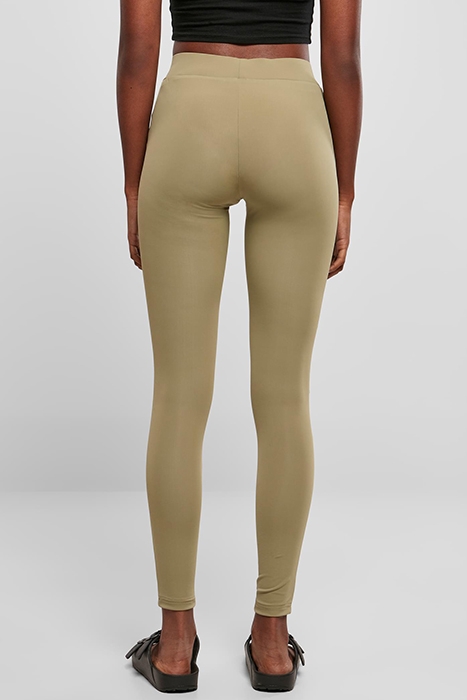 LADIES TECH MESH LEGGINGS KHAKI 3