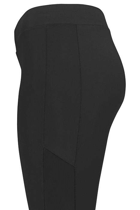 LADIES TECH MESH STRIPE LEGGINGS BLACK 7