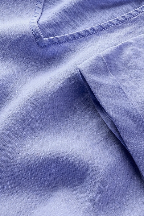 WIJDUITLOPENDE LINNEN JURK MET CEINTUUR JACARANDA 2