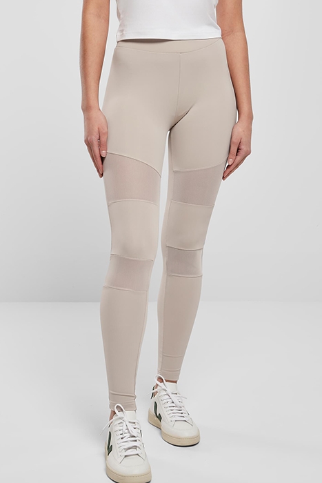 LADIES TECH MESH LEGGINGS WARMGREY 2
