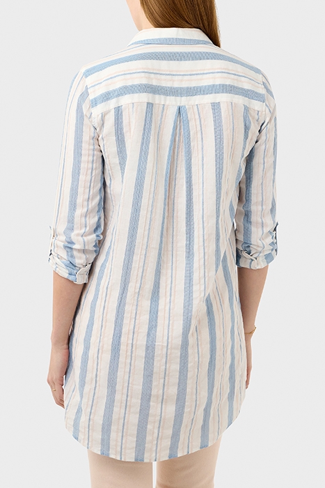 GESTREEPTE BLOUSE BLISSFUL BLUE 2