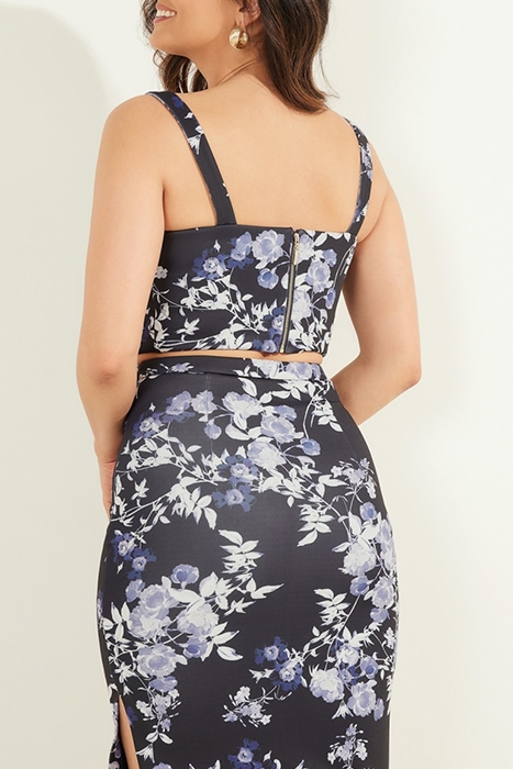 LEONARA TOP PETAL POSE INDIGO 2