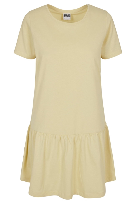LADIES VALANCE TEE DRESS SOFTYELLOW 1