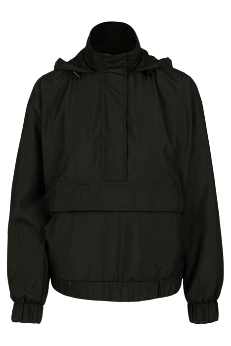 LADIES PANEL PULL OVER JACKET BLACK 1
