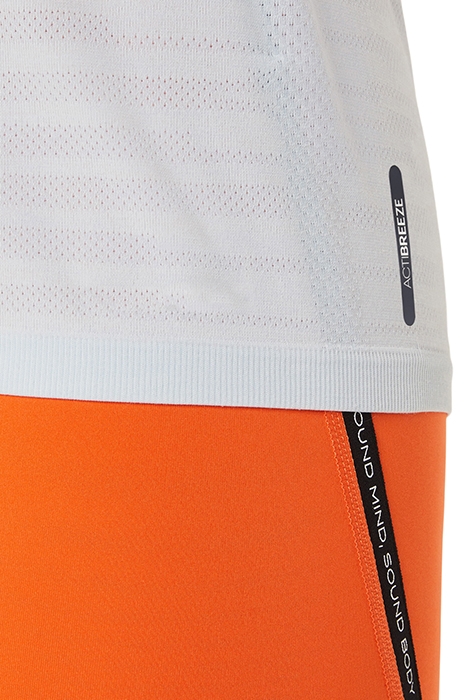 SEAMLESS SS TOP NIGHT SHADE/SOFT SKY 7