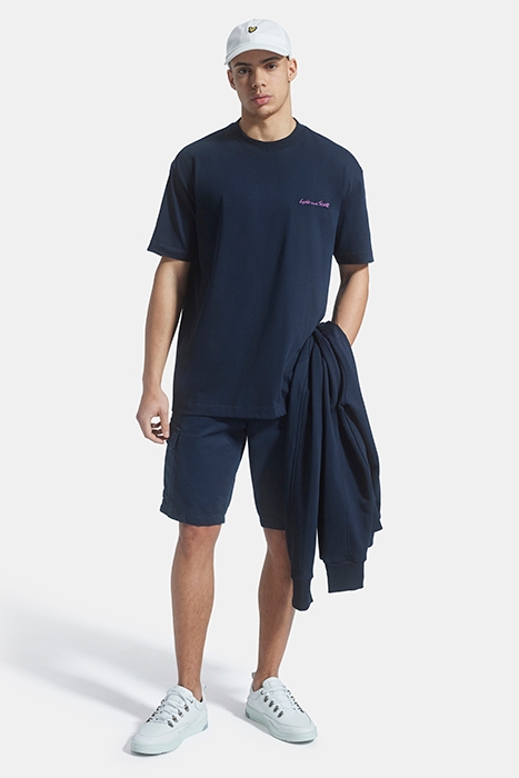 RELAXED EMBROIDERED LOGO T-SHIRT DARK NAVY 3