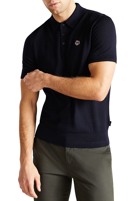 HAWORTH SS KNITTED POLO DK-NAVY 2