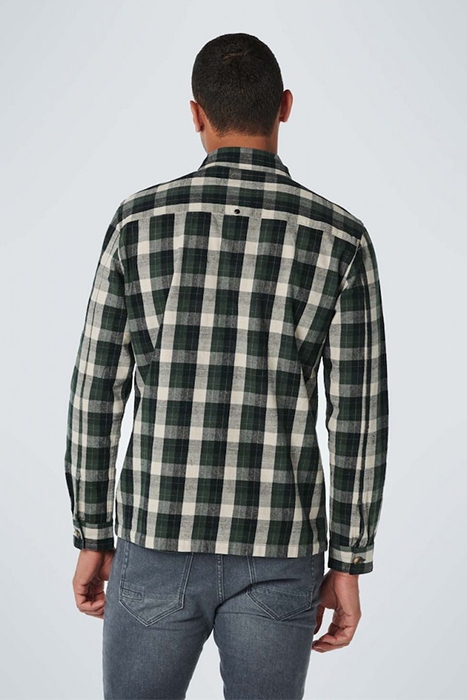 OVERSHIRT BUTTON CLOSURE BRUSHED CHECK RESPONSIBLE CHOICE DA 3